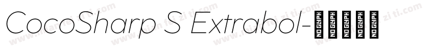 CocoSharp S Extrabol字体转换